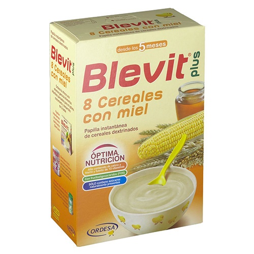 Blevit plus 8 cereales con miel (300 g)