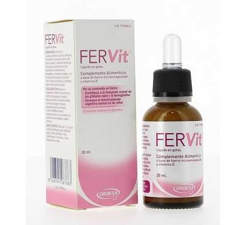 Fervit liquido gotas (30 ml)