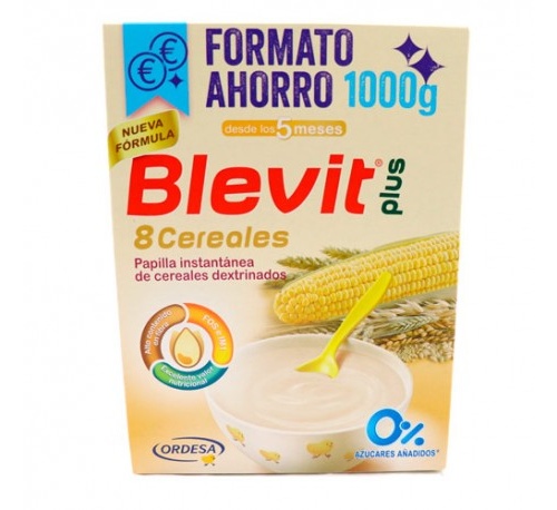 Blevit plus 8 cereales (1 envase 1000 g)