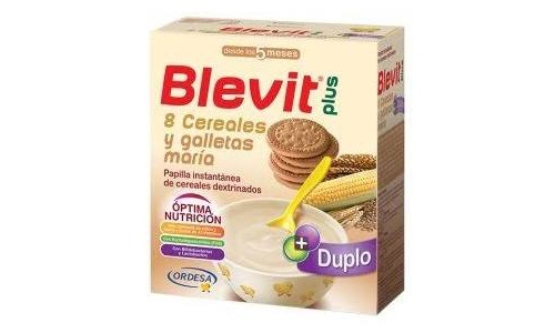 Blevit plus 8 cereales y galletas marias