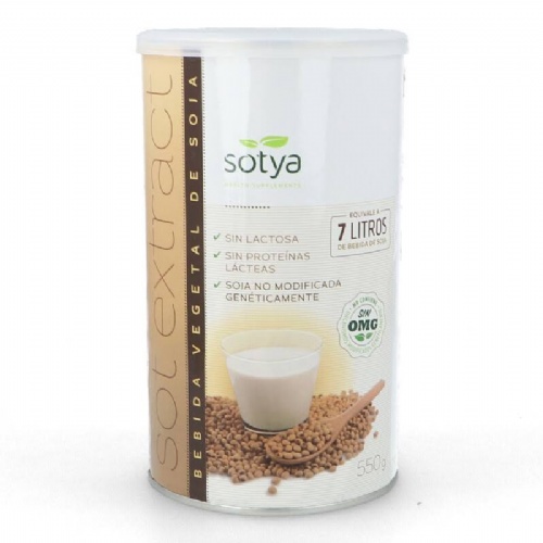 Leche de soja polvo 550gr soty