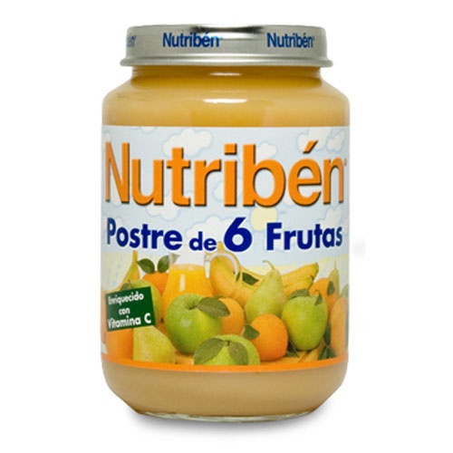 Nutriben postre de 6 frutas (potito junior 200 g)