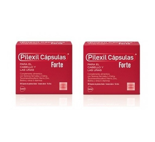 Pilexil forte capsulas promocion 2 cajas