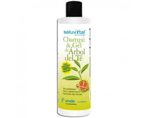 SALUVITAL CHAMPU & GEL DE ARBOL DEL TE (300 ML)