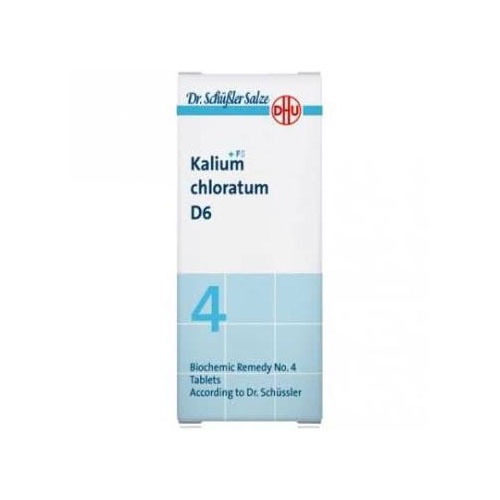 Sales de schussler nº 4 kalium chloratum d6 cp