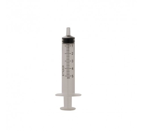 Jeringa de tres cuerpos s/a - ico ( plus 3 (5 ml luer central)