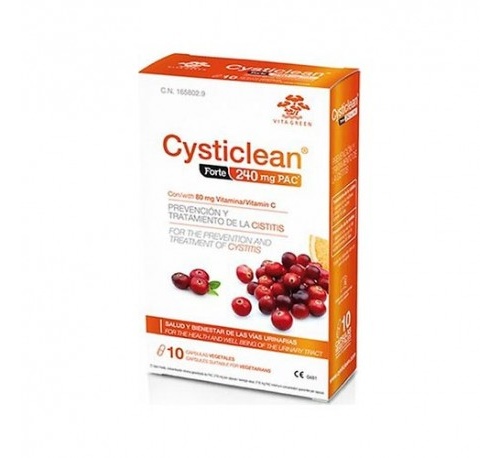 Cysticlean forte 240 mg pac (10 capsulas)