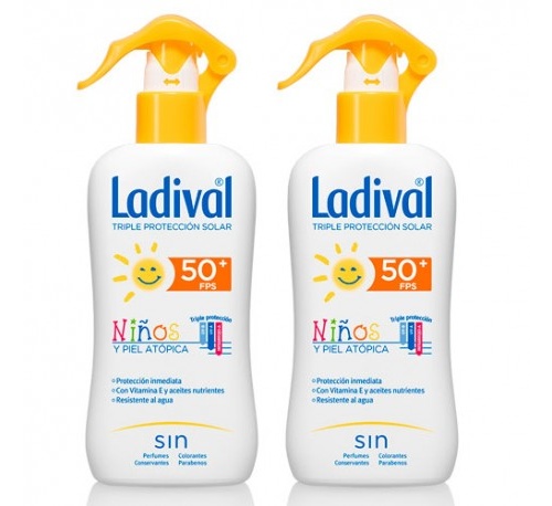 Ladival niños duplo  spray  50+ 2ona un 50%