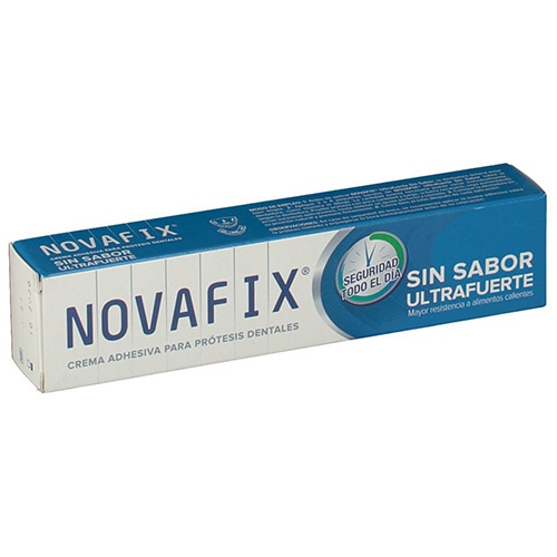 Novafix ultra fuerte - adhesivo protesis dental (sin sabor 50 g)