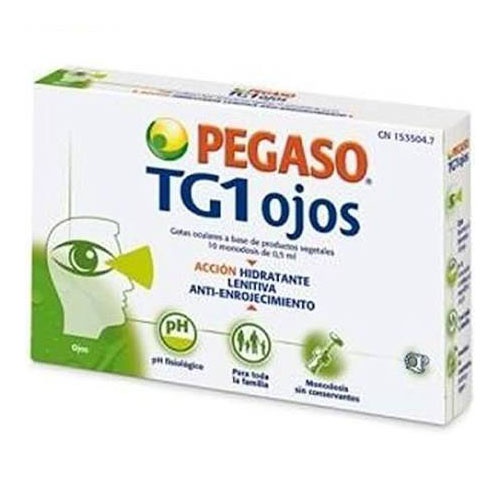 Tg1 ojos - gotas oftalmicas esteriles (0,5 ml 10 u monodosis)