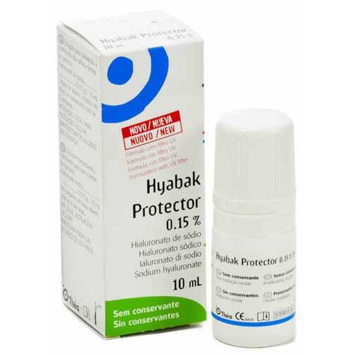 Hyabak protector esteril 0.15% lentes de contact