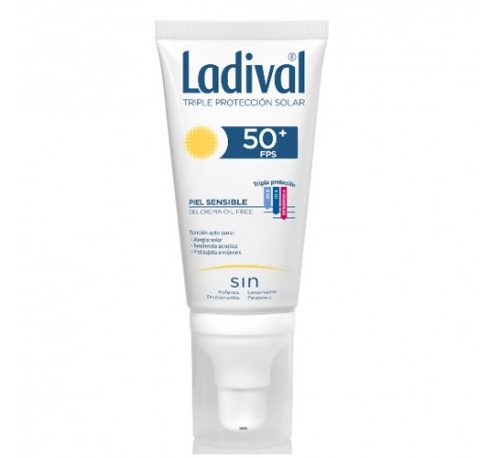 Ladival facial piel sensible fps 50+ (gel-crema 50 ml)