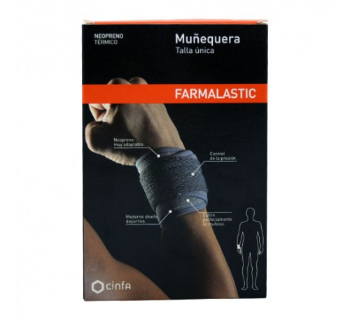 Muñequera - farmalastic neopreno (1 unidad talla unica)