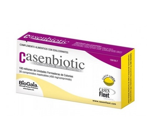 Casenbiotic (sabor limon 30 comp)