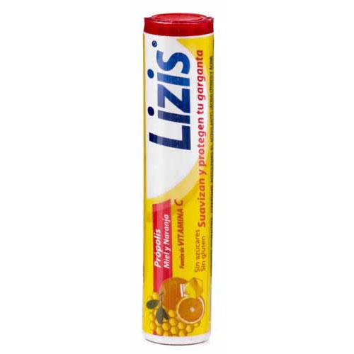 LIZIS PROPOLIS MIEL Y NARANJA (12 CARAMELOS)