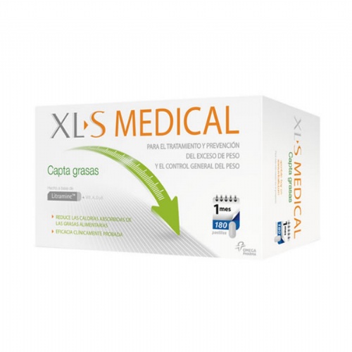 XLS MEDICAL CAPTAGRASAS (180 COMP)