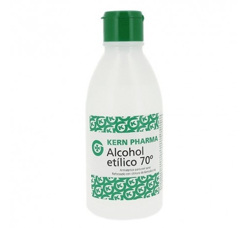 Alcohol 70º - kern pharma (1 frasco 250 ml)