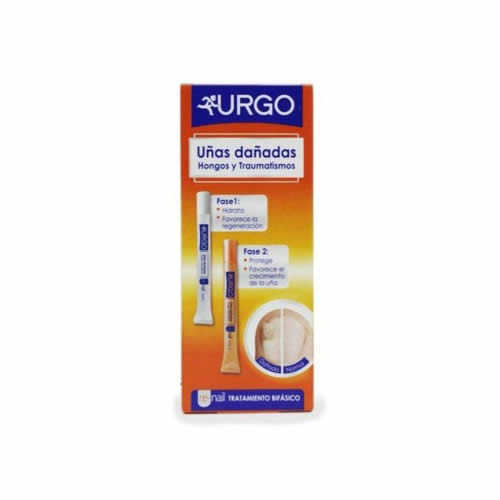 Urgo uñas dañadas en dos fases (8 ml 2 u)