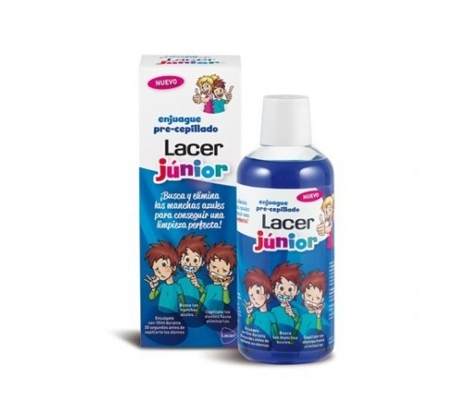 Enjuague pre cepillado lacer junior (500 ml)