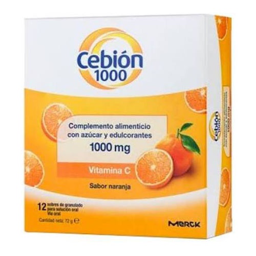 Cebion 1000 granulado solucion oral (12 sobres)