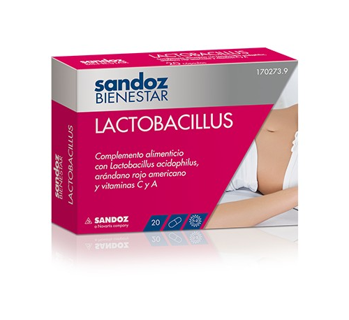 Sandoz bienestar lactobacillus (20 capsulas)