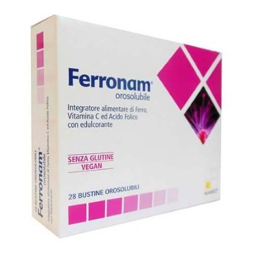 Ferronam orosoluble (28 bolsas orosolubles)