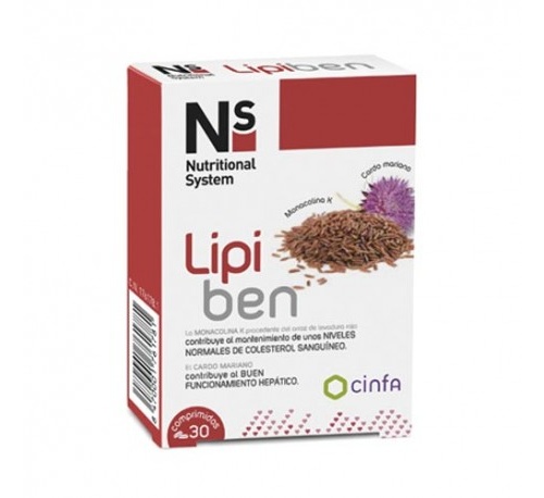 Ns lipiben (30 comp)