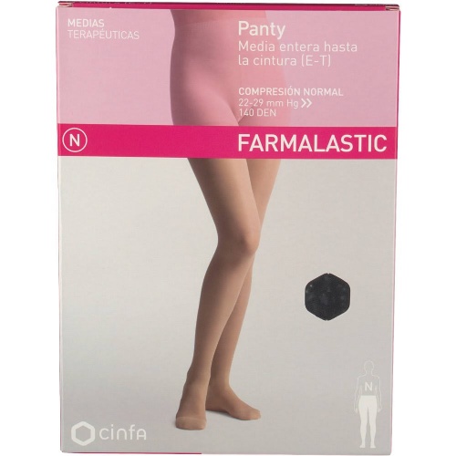 Panty comp normal 140 den - farmalastic (negro t- gde)