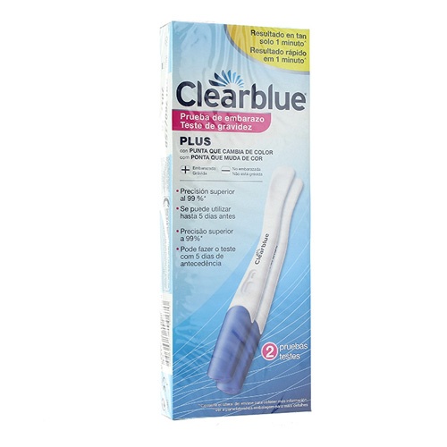 Clearblue test de embarazo deteccion rapida (2 pruebas)