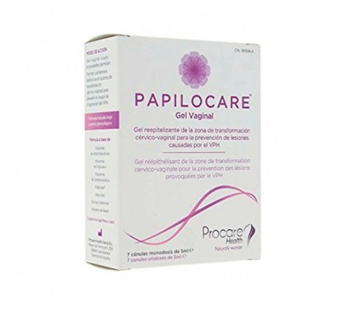 Papilocare gel vaginal 7 canulas 5 ml