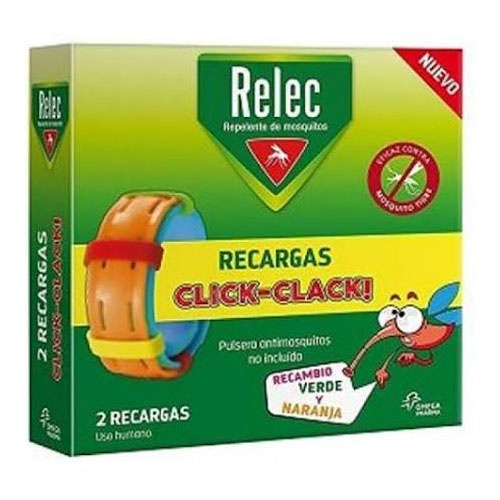 Relec pulsera repelente clik-clack recambio