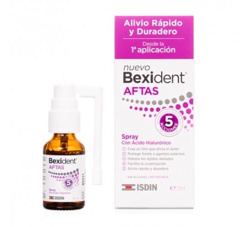 Bexident aftas spray bucal protector (15 ml)