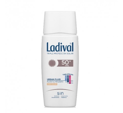 Ladival facial urban fluid pfs 50+ (color 50 ml)