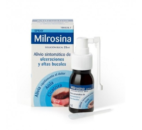 Milrosina spray solucion bucal (25 ml)