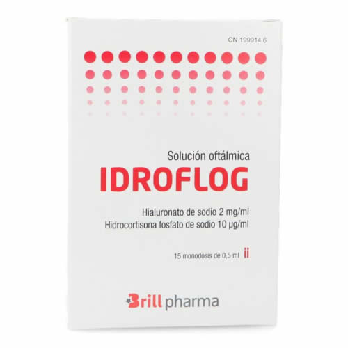 Idroflog solucion oftalmica (15 monodosis 0,5 ml)