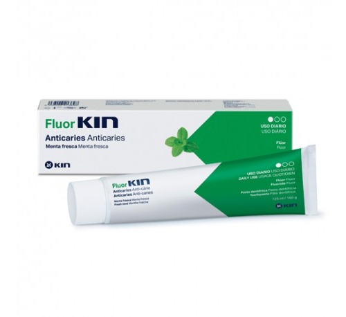 Fluor kin anticaries pasta dentifrica menta fresca (125 ml)