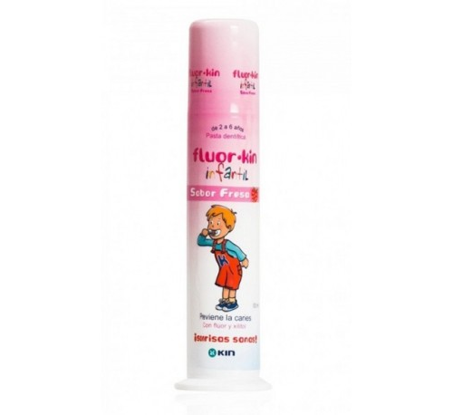 Fluor kin infantil pasta dentifrica (fresa 100 ml)