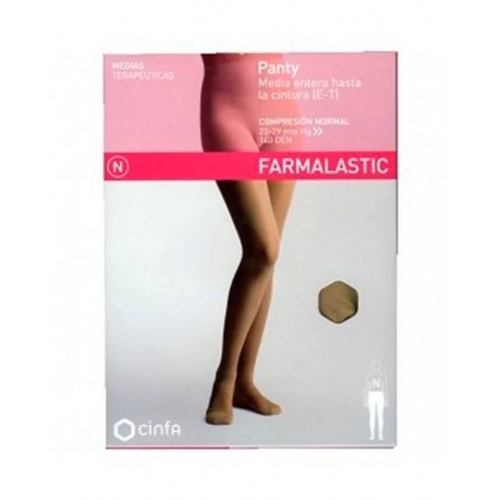 Panty comp normal 140 den - farmalastic (camel t- med)