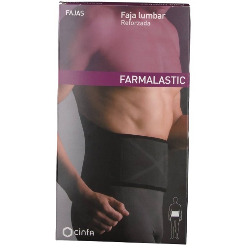 Faja lumbar - farmalastic (reforzada t- 3)