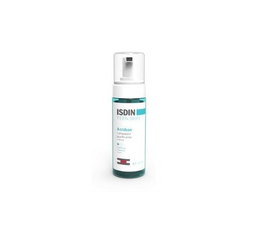 Isdin oily skin acniben limpiador purificante espuma  1 frasco 150 ml - isdin teen skin