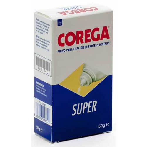 Super corega polvo - adhesivo protesis dental (50 g)