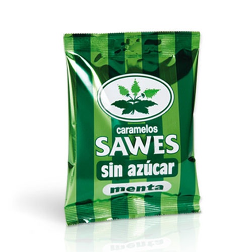 Sawes caramelos bolsa sin azucar (bolsa menta 50 g)