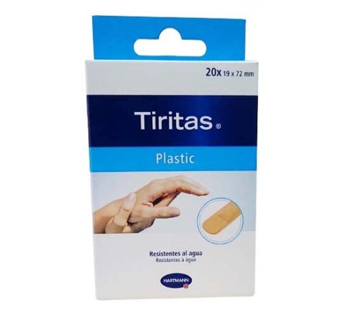 Tiritas plastic - aposito adhesivo (19 x 72 20 u)