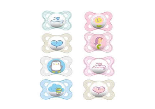 Chupete silicona - mam original (0-6 m pack doble azul)