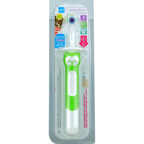 Mango largo para guiar el cepillo dental - mam training brush cepillo