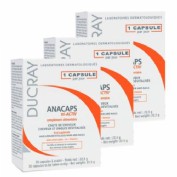 Ducray Anacaps tri-activ cabello y uñas 30 caps (3 cajas)