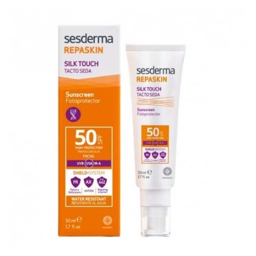 Repaskin fotoprotector spf 50 tacto seda (1 envase 50 ml)