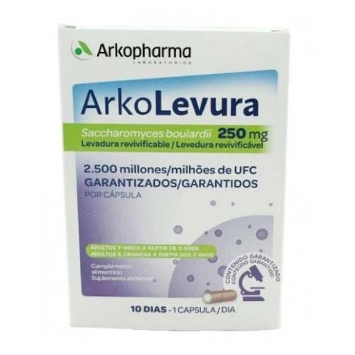 Arko-levura saccharomyces boulardii (250 mg 10 capsulas)