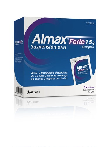 ALMAX FORTE 1,5 g SUSPENSION ORAL,12 sobres