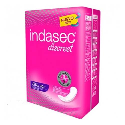 Indasec discreet extra compresa perdidas leves (20 absorb)